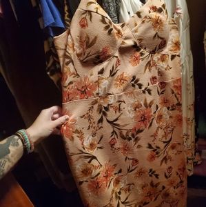 XL Spaghetti Strap Bodycon with Built in Bra